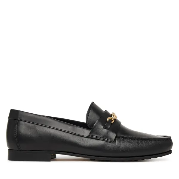 Tommy Hilfiger Loaferice Tommy Hilfiger Th Chain Leather Loafer FW0FW08956 Crna