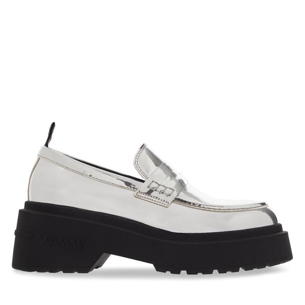 Tommy Jeans Loaferice Tommy Jeans Tjw Chunky Metallic EN0EN02321 Silver 0IP