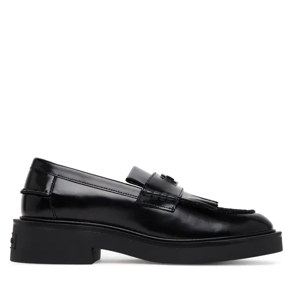 Tommy Jeans Loaferice Tommy Jeans Tjw Fringes Loafer EN0EN02790 Crna