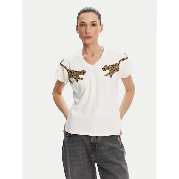 LOLA CASADEMUNT LOLA CASADEMUNT T-shirt MS2515018 Bijela Relaxed Fit