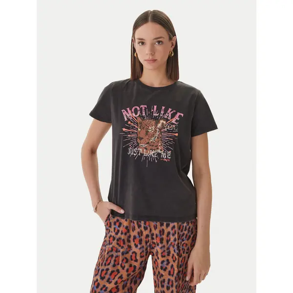 LOLA CASADEMUNT LOLA CASADEMUNT T-shirt MS2615050 Crna Regular Fit