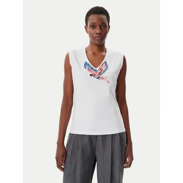 LOLA CASADEMUNT LOLA CASADEMUNT Top MS2515019 Bijela Regular Fit