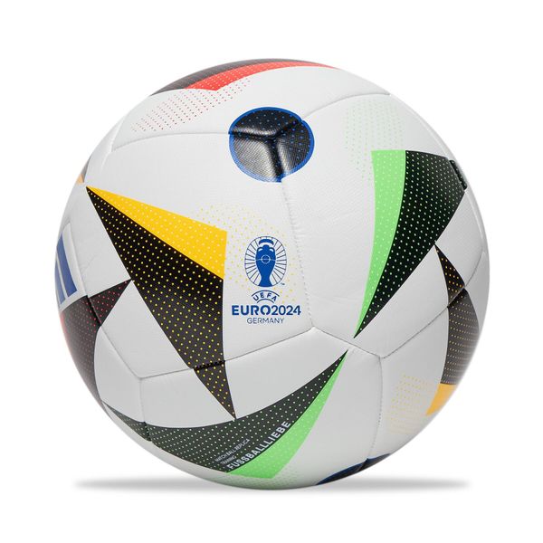 adidas Lopta adidas EURO 24 IN9366 White / Black / Glow Blue