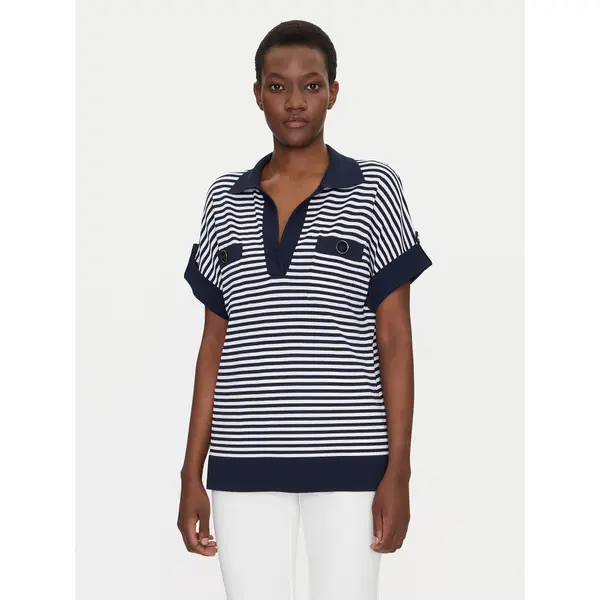 Luisa Spagnoli Luisa Spagnoli Polo Caio 58672 Bijela Regular Fit