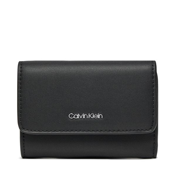 Calvin Klein Mali ženski novčanik Calvin Klein Ck Must Small Trifold K60K611934 Ck Black BEH