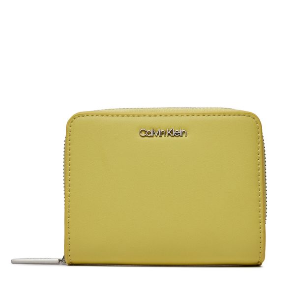 Calvin Klein Mali ženski novčanik Calvin Klein Ck Must Z/A Wallet W/Flap Md K60K607432 Citrus ZAV