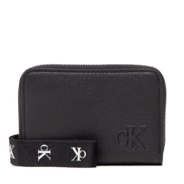 Calvin Klein Jeans Mali ženski novčanik Calvin Klein Jeans Ultralight Med Za W/Wristlet K60K609827 BDS