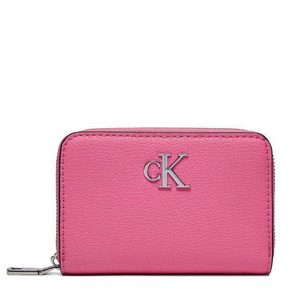 Calvin Klein Mali ženski novčanik Calvin Klein Minimal Monogram Med Za K60K611500 Pink Amour TO5