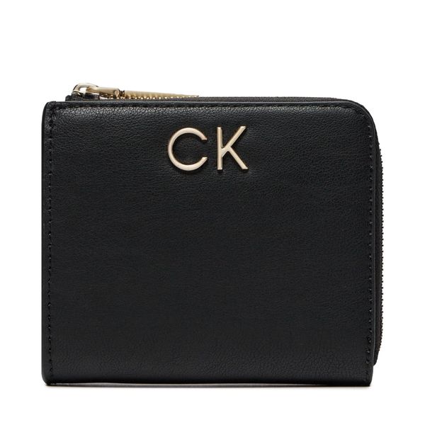 Calvin Klein Mali ženski novčanik Calvin Klein Re-Lock Za Wallet Sm K60K610781 Ck Black BEH