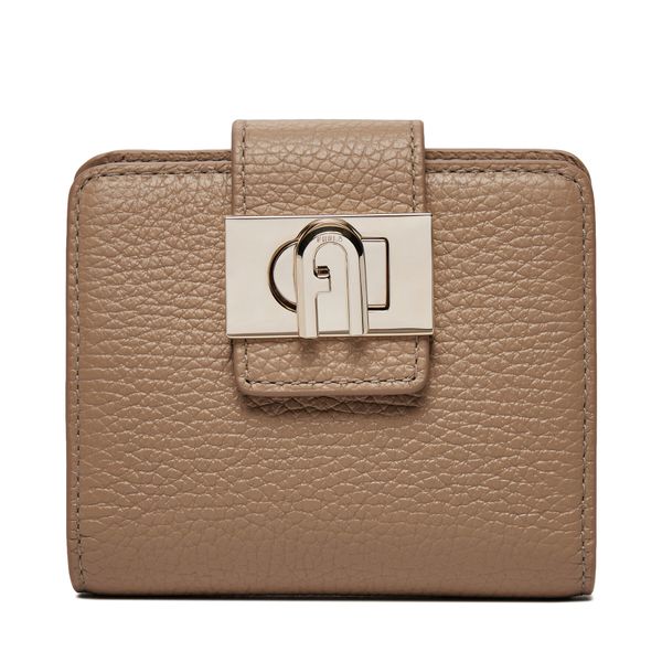 Furla Mali ženski novčanik Furla 1927 M Compact Wallet Bifold Soft WP00424-HSF000-1257S-1007 Siva