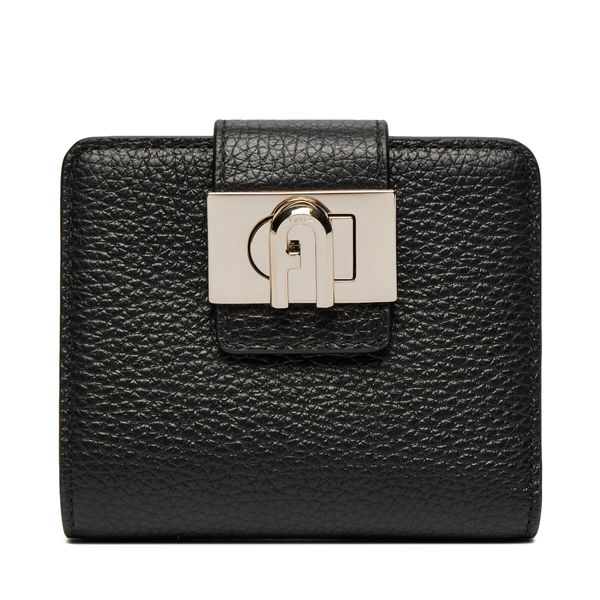 Furla Mali ženski novčanik Furla 1927 M Compact Wallet Bifold Soft WP00424-HSF000-O6000-1007 Crna