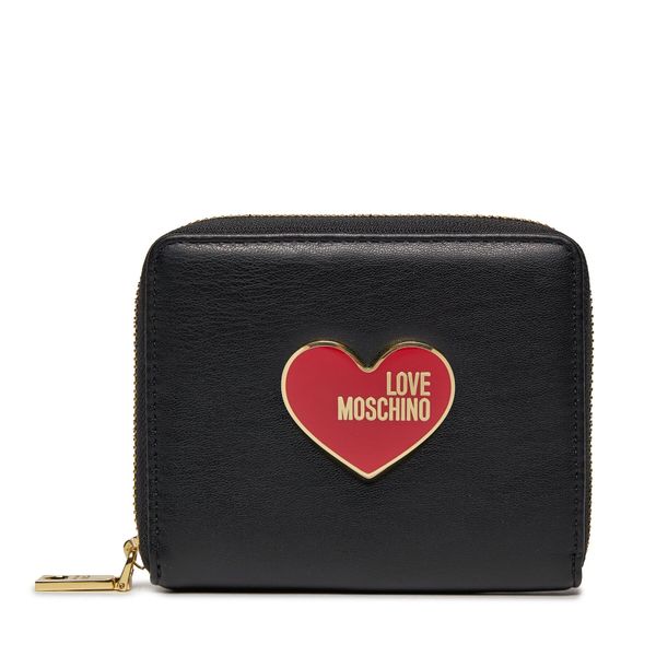 LOVE MOSCHINO Mali ženski novčanik LOVE MOSCHINO JC5627PP1ILN200A Nero