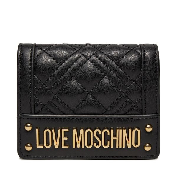LOVE MOSCHINO Mali ženski novčanik LOVE MOSCHINO JC5733PP0IKL0000 Nero