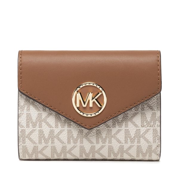 MICHAEL Michael Kors Mali ženski novčanik MICHAEL Michael Kors Greenwich 34S1GNME6B Vanilla/Acrn