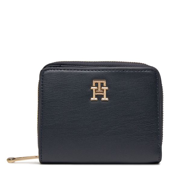 Tommy Hilfiger Mali ženski novčanik Tommy Hilfiger Iconic Tommy Med Za AW0AW15748 Space Blue DW6