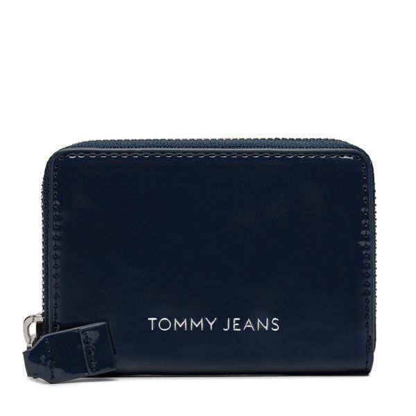 Tommy Jeans Mali ženski novčanik Tommy Jeans Tjw Ess Must Small Za Patent AW0AW16142 Dark Night Navy C1G