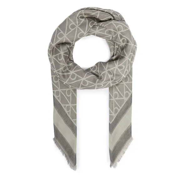 Calvin Klein Marama Calvin Klein Emblem Aop Jacquard Square Scarf LV04F8080G Tamnoplava