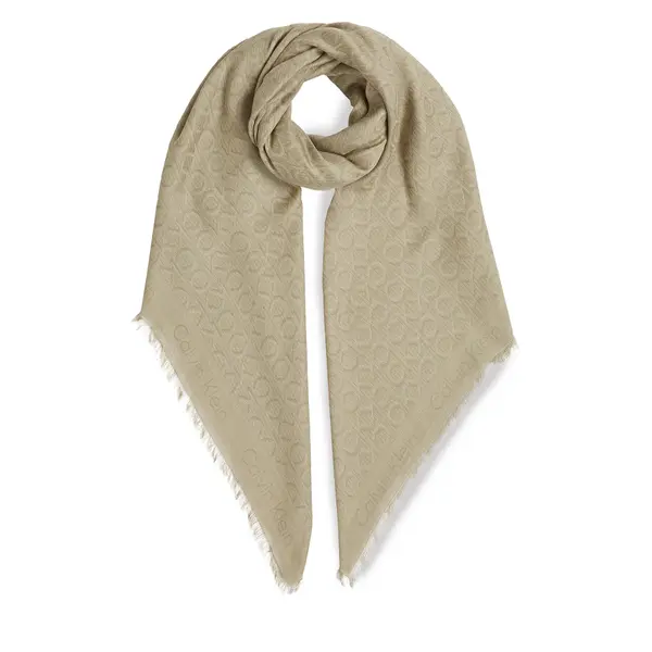 Calvin Klein Marama Calvin Klein Monogram Jacquard Scarf K60K608779 Zelena