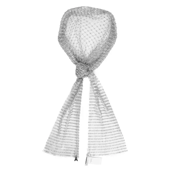 PATRIZIA PEPE Marama za glavu Patrizia Pepe 8F0128/J405-S980 Srebrna