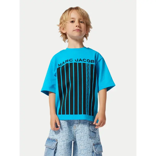 Marc Jacobs Marc Jacobs T-shirt W60451 S Tirkizna Relaxed Fit