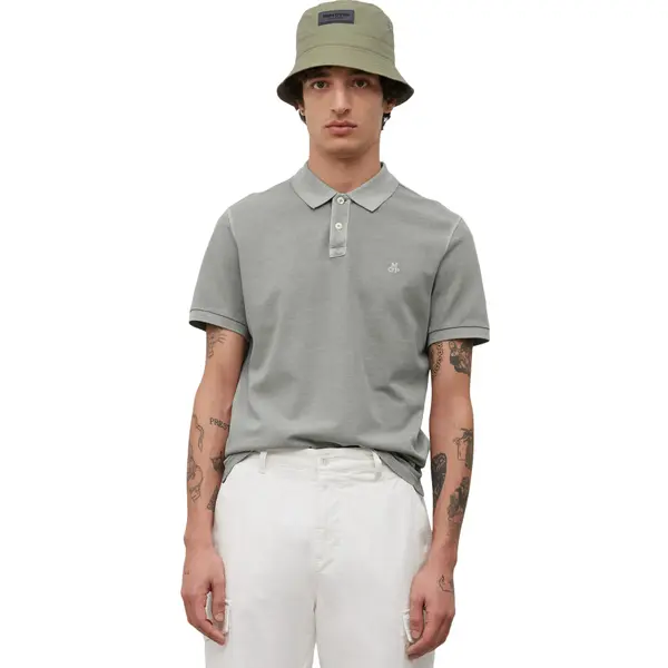 Marc O'Polo Marc O'Polo Polo B21226653000 Siva Regular Fit