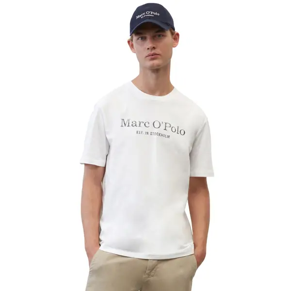 Marc O'Polo Marc O'Polo T-shirt B21201251052 Bijela Regular Fit