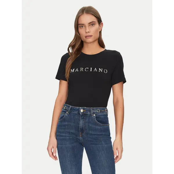 Marciano Guess Marciano Guess T-shirt 5GGI00 6008A Crna Slim Fit