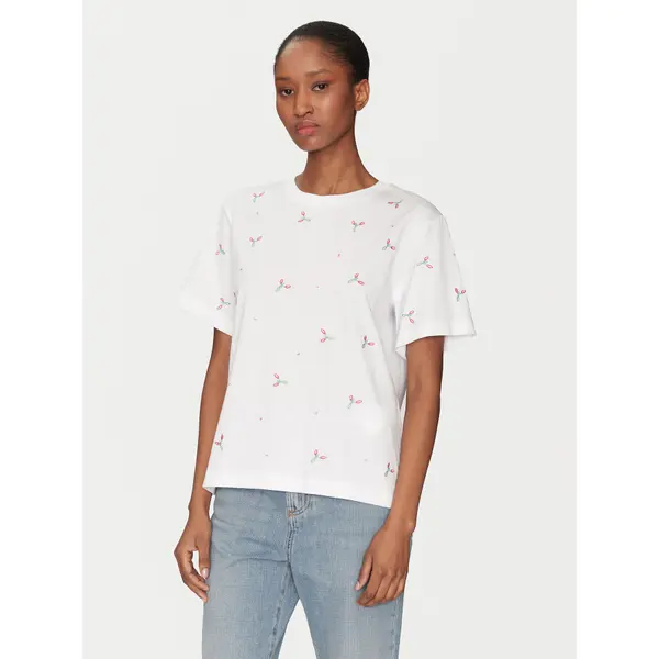 Marella Marella T-shirt Feluca 2513971034 Bijela Regular Fit