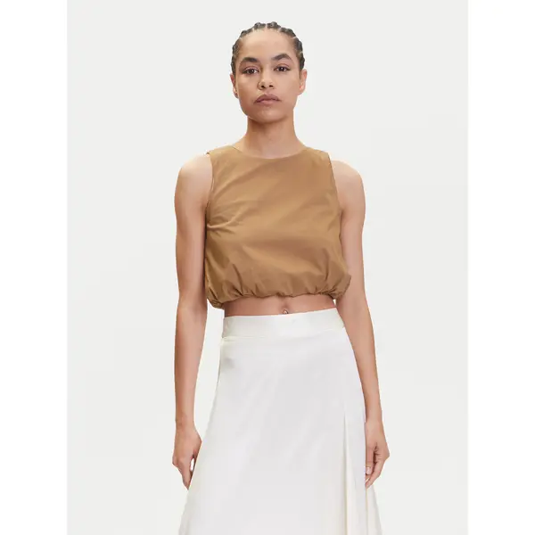 Marella Marella Top Chiatta 2515161132 Smeđa Regular Fit