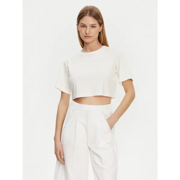 Max Mara Leisure Max Mara Leisure T-shirt 2516941098650 Écru Regular Fit