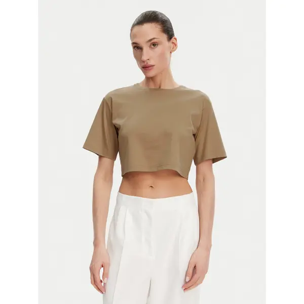 Max Mara Leisure Max Mara Leisure T-shirt 2516941098650 Smeđa Regular Fit