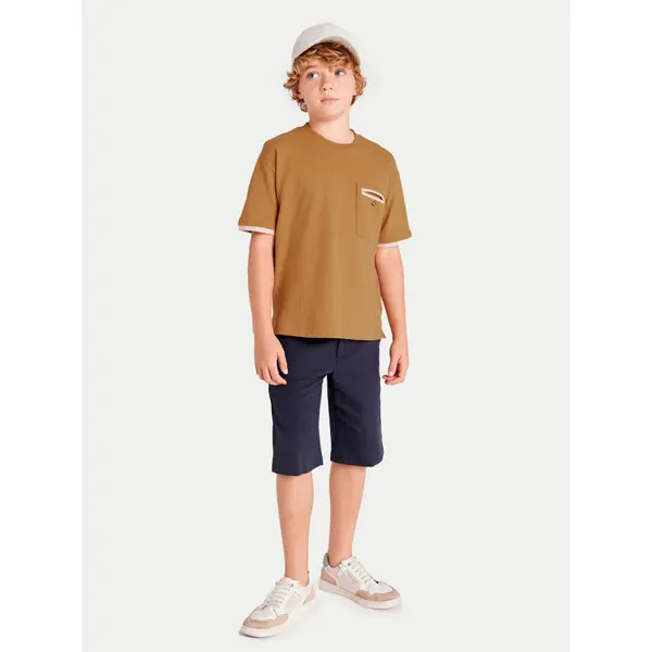 Mayoral Mayoral T-shirt 6004 Smeđa Regular Fit