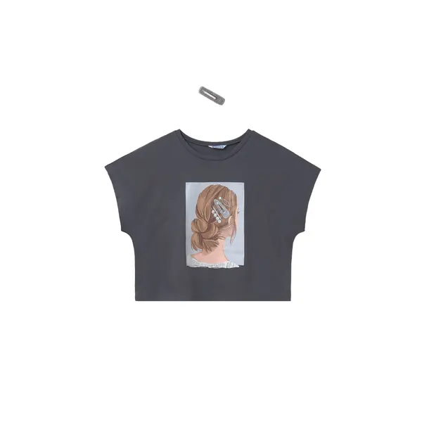 Mayoral Mayoral T-shirt 6021 Siva Relaxed Fit