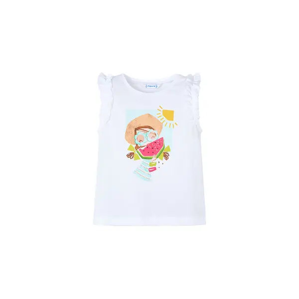 Mayoral Mayoral Top 3021 Bijela Regular Fit