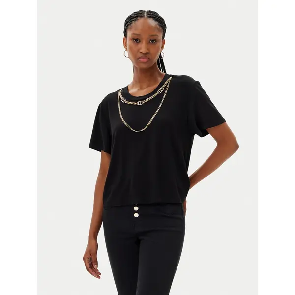 MET MET T-shirt M10 262TP Crna Regular Fit
