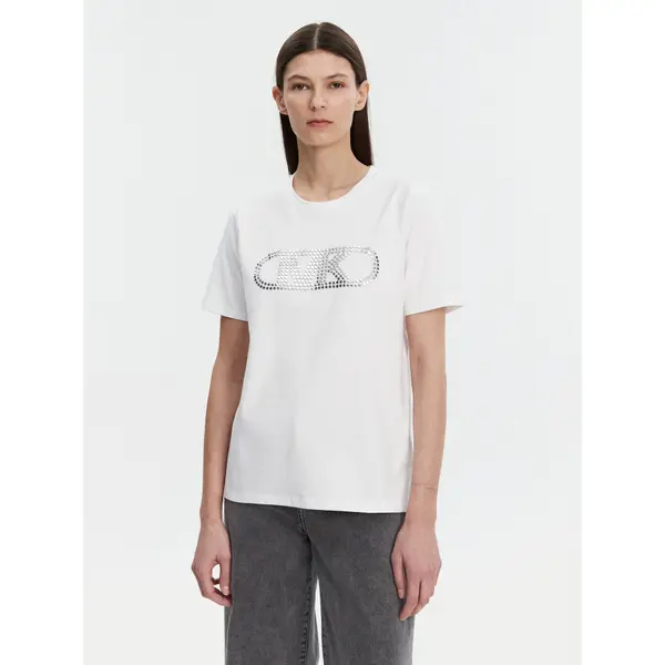 MICHAEL Michael Kors MICHAEL Michael Kors T-shirt MS551SC2ZU Bijela Regular Fit