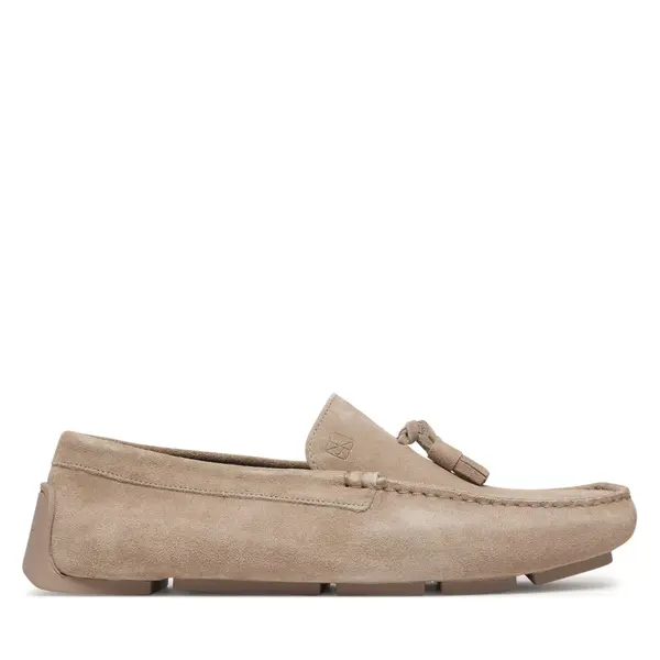 Calvin Klein Mokasinke Calvin Klein Driver Tassels Su HM0HM02028 Bež