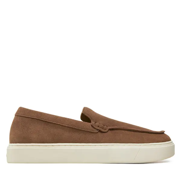Calvin Klein Mokasinke Calvin Klein Moccasin Suede HM0HM01794 Smeđa