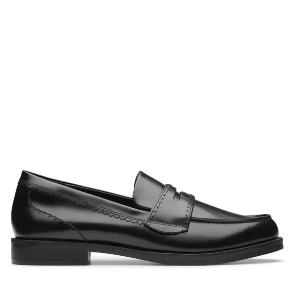 Clarks Mokasinke Clarks Straven Edge 26181277 Crna