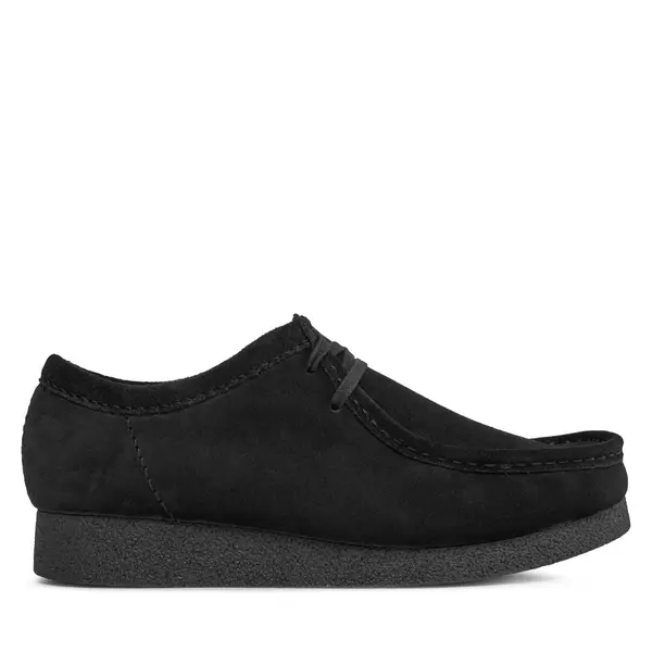 Clarks Mokasinke Clarks Wallabee Evo 261728207 Crna