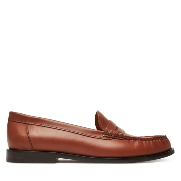 Polo Ralph Lauren Mokasinke Polo Ralph Lauren Calfskin Penny Loafer 818961942001 Smeđa