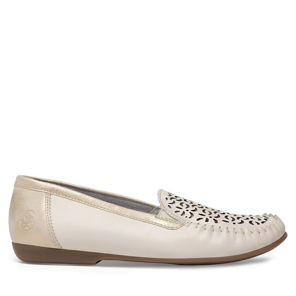 Rieker Mokasinke Rieker L6350-60 Bež