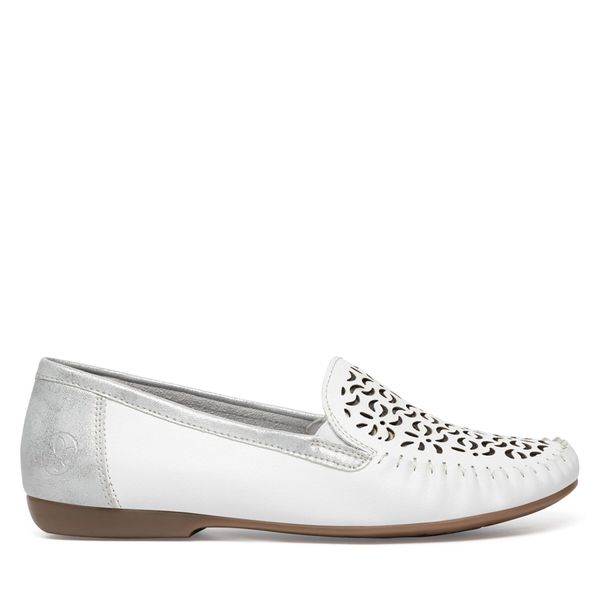 Rieker Mokasinke Rieker L6350-80 Bijela