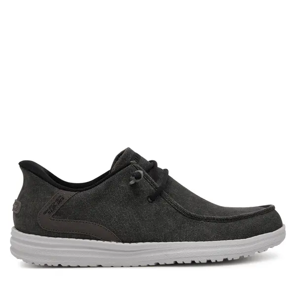 Skechers Mokasinke Skechers Melson-Coronado 210959/BKGY Crna