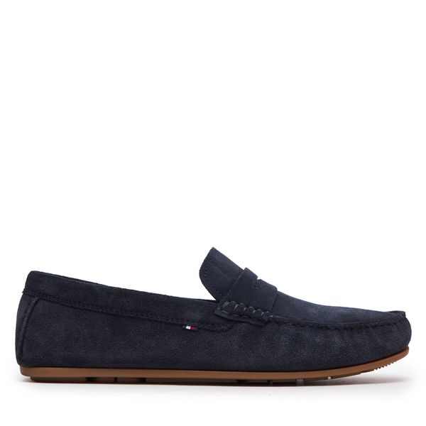 Tommy Hilfiger Mokasinke Tommy Hilfiger Casual Hilfiger Suede Driver FM0FM04998 Blue DW5