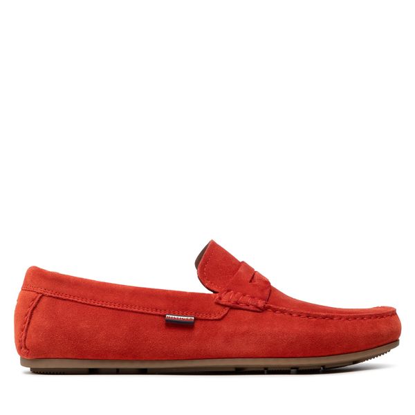 Tommy Hilfiger Mokasinke Tommy Hilfiger Classic Suede Driver FM0FM02725 Cinnabar Red XNG