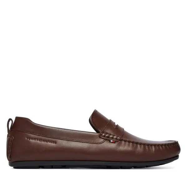 Tommy Hilfiger Mokasinke Tommy Hilfiger Core Hilfiger Leather Driver FM0FM05790 Smeđa
