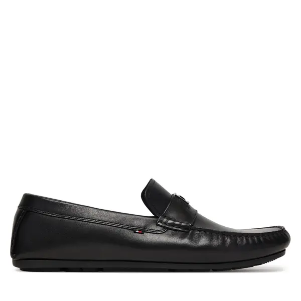 Tommy Hilfiger Mokasinke Tommy Hilfiger Hardware Hilfiger Driver Shoe FM0FM05838 Crna