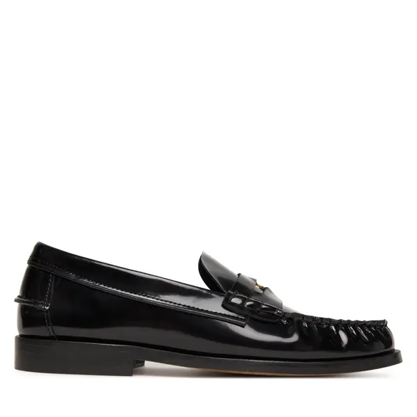 Tommy Hilfiger Mokasinke Tommy Hilfiger Hilfiger Penny Abrasivato FW0FW09257 Crna