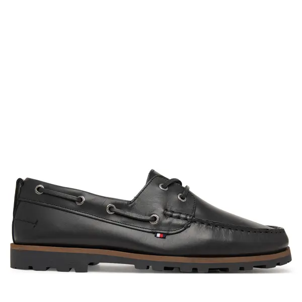Tommy Hilfiger Mokasinke Tommy Hilfiger Light Lth FM0FM05746 Crna